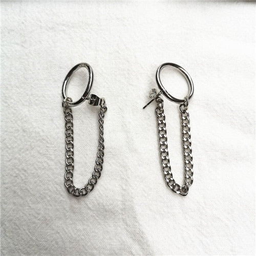 V Stud Earrings Accessories For Mens And Womens