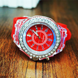 Silicone LED Luminous Fashion Ladies Outdoor colourful Watch