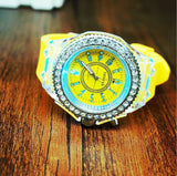 Silicone LED Luminous Fashion Ladies Outdoor colourful Watch