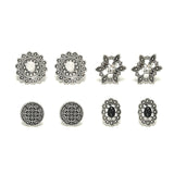 JN0140 Vintage Retro Crystal Earrings For Women