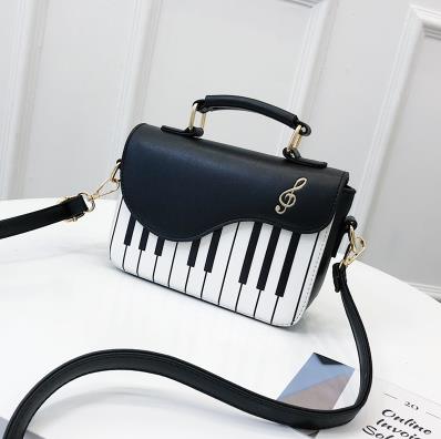 Cute Funny Piano Pattern Handbags for Women