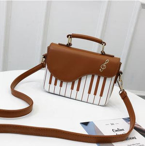 Cute Funny Piano Pattern Handbags for Women