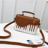 Cute Funny Piano Pattern Handbags for Women