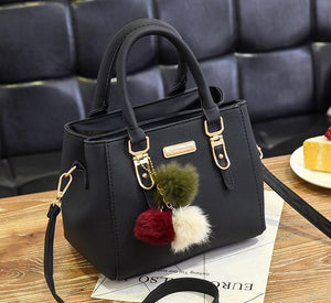 Luxury Women Bags, Women Hairball Shoulder Bag