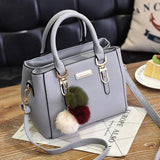 Luxury Women Bags, Women Hairball Shoulder Bag