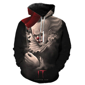 Horror Movie Chapter Two 3D Print Hooded Sweatshirts