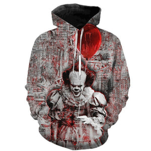 Horror Movie Chapter Two 3D Print Hooded Sweatshirts