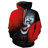 Horror Movie Chapter Two 3D Print Hooded Sweatshirts