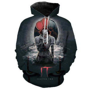 Horror Movie Chapter Two 3D Print Hooded Sweatshirts