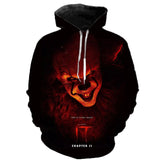 Horror Movie Chapter Two 3D Print Hooded Sweatshirts