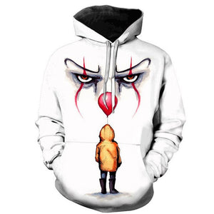 Horror Movie Chapter Two 3D Print Hooded Sweatshirts