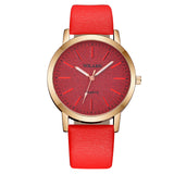 Leather Band Analog women  Wristwatch