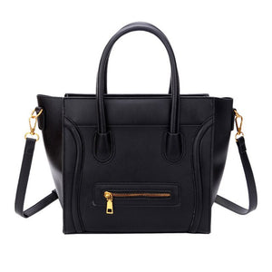 Women Fashion Handbag with silver black gold