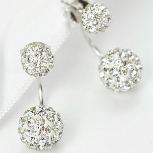 Double Ball Stud Earrings for Women