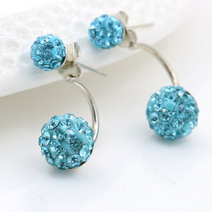 Double Ball Stud Earrings for Women