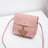 Girl Purse Handbag Children Solid Transparent Laser Leather