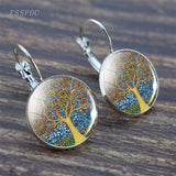 Tree of Life Silver Earrings for Women