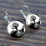 Tree of Life Silver Earrings for Women