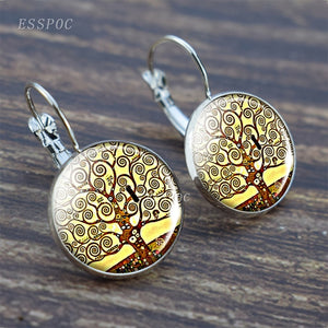 Tree of Life Silver Earrings for Women