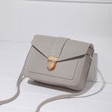 Hasp Mini Leather Flap Fashion Elegant Women  Bag
