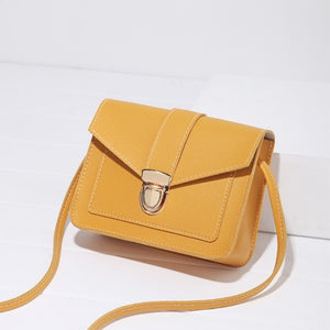 Hasp Mini Leather Flap Fashion Elegant Women  Bag