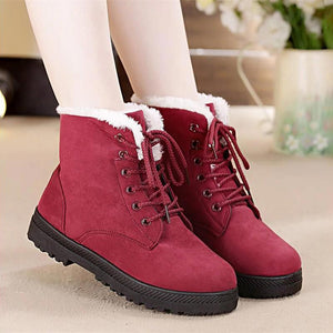 women shoes lace-up winter shoes