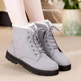 women shoes lace-up winter shoes