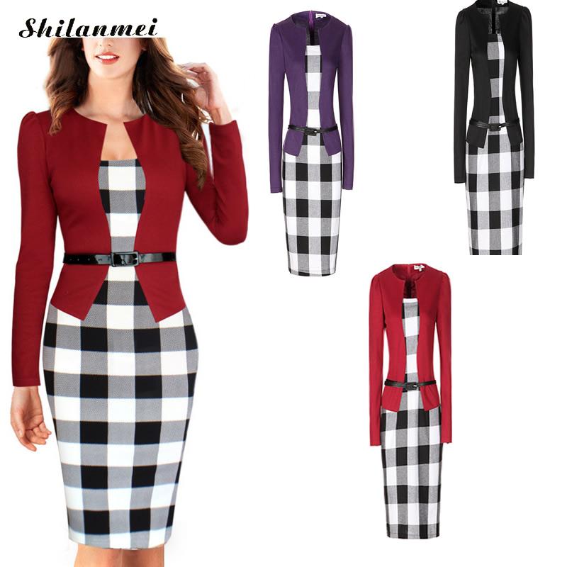 Fashion Women  Pencil Suits Dress