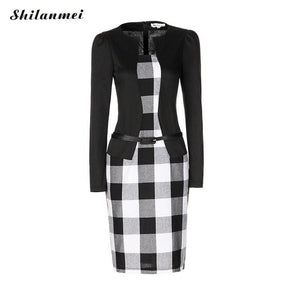 Fashion Women  Pencil Suits Dress