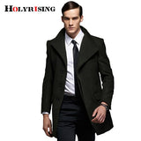 Holy rising Men Wool Coats  And Jackets Classic Coat for Mens