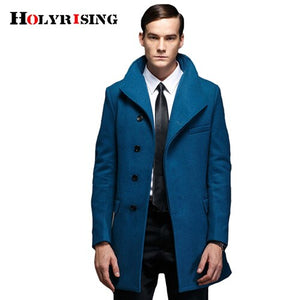 Holy rising Men Wool Coats  And Jackets Classic Coat for Mens