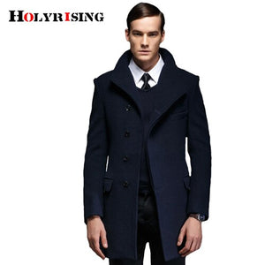 Holy rising Men Wool Coats  And Jackets Classic Coat for Mens